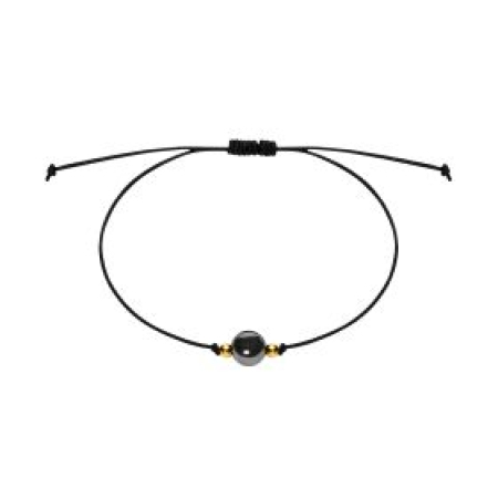 Armband - "Pure" - Hämatit - vergoldet